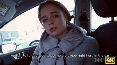 Сиськастую блондинку круто оттрахали толстым хуем за бабки
